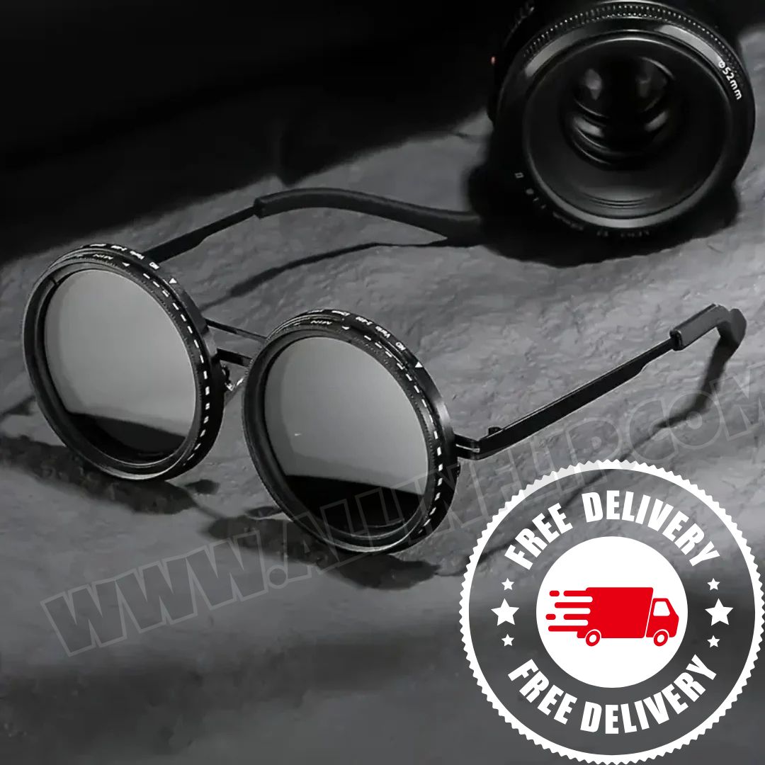 Adjustable Dimming Sunglasses β 9 Levels Tint Control
