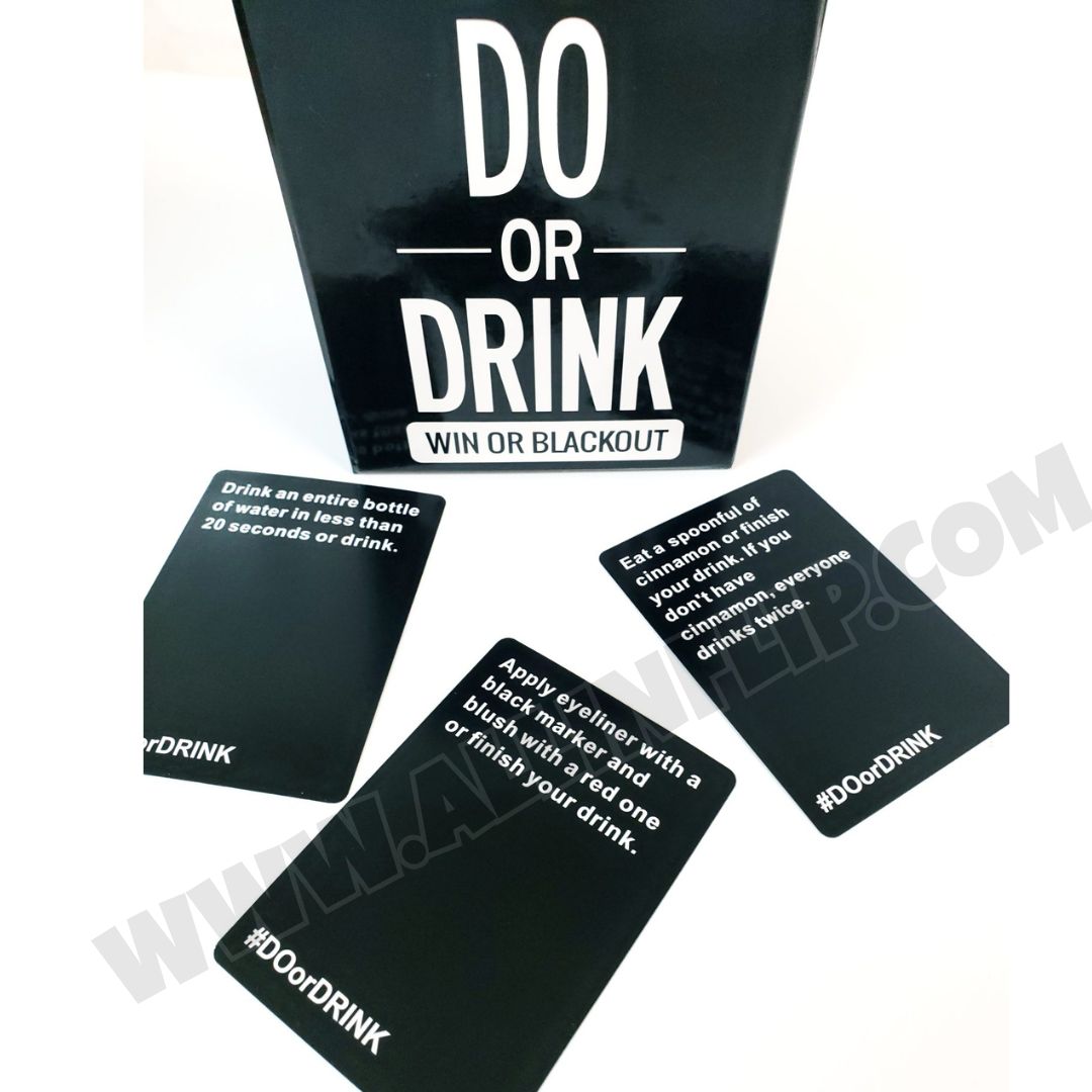 Do or Drink: Win or Blackout Party Game