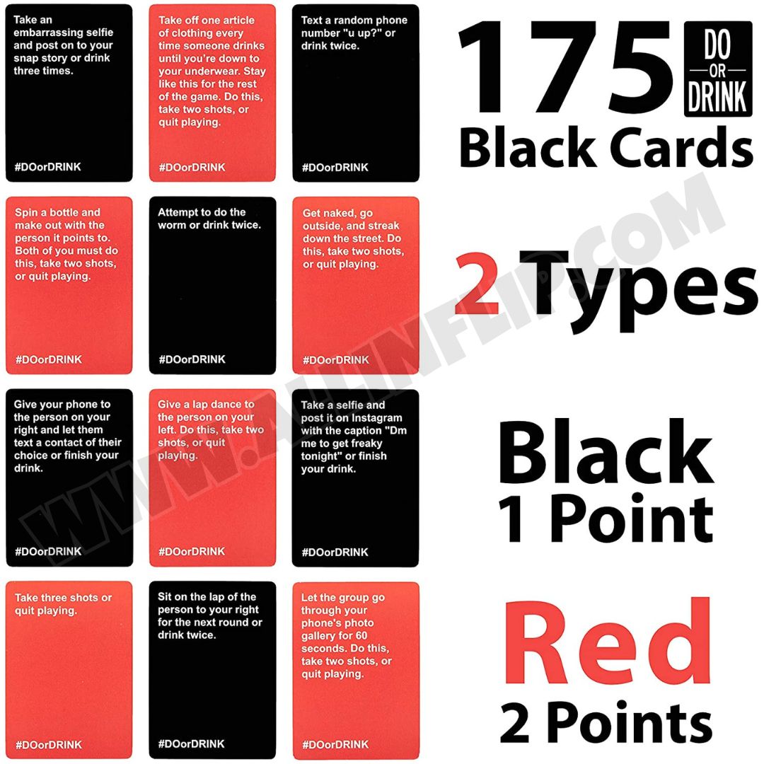 Do or Drink: Win or Blackout Party Game