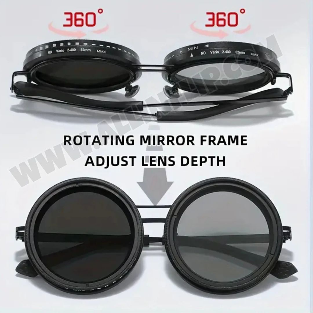 Adjustable Dimming Sunglasses β 9 Levels Tint Control