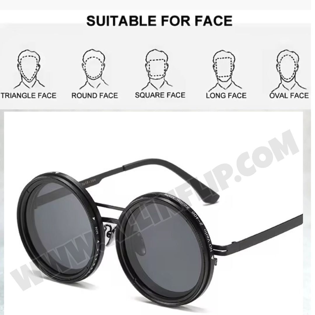 Adjustable Dimming Sunglasses β 9 Levels Tint Control