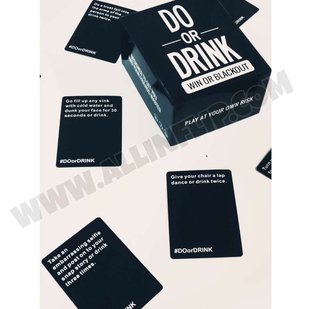 Do or Drink: Win or Blackout Party Game