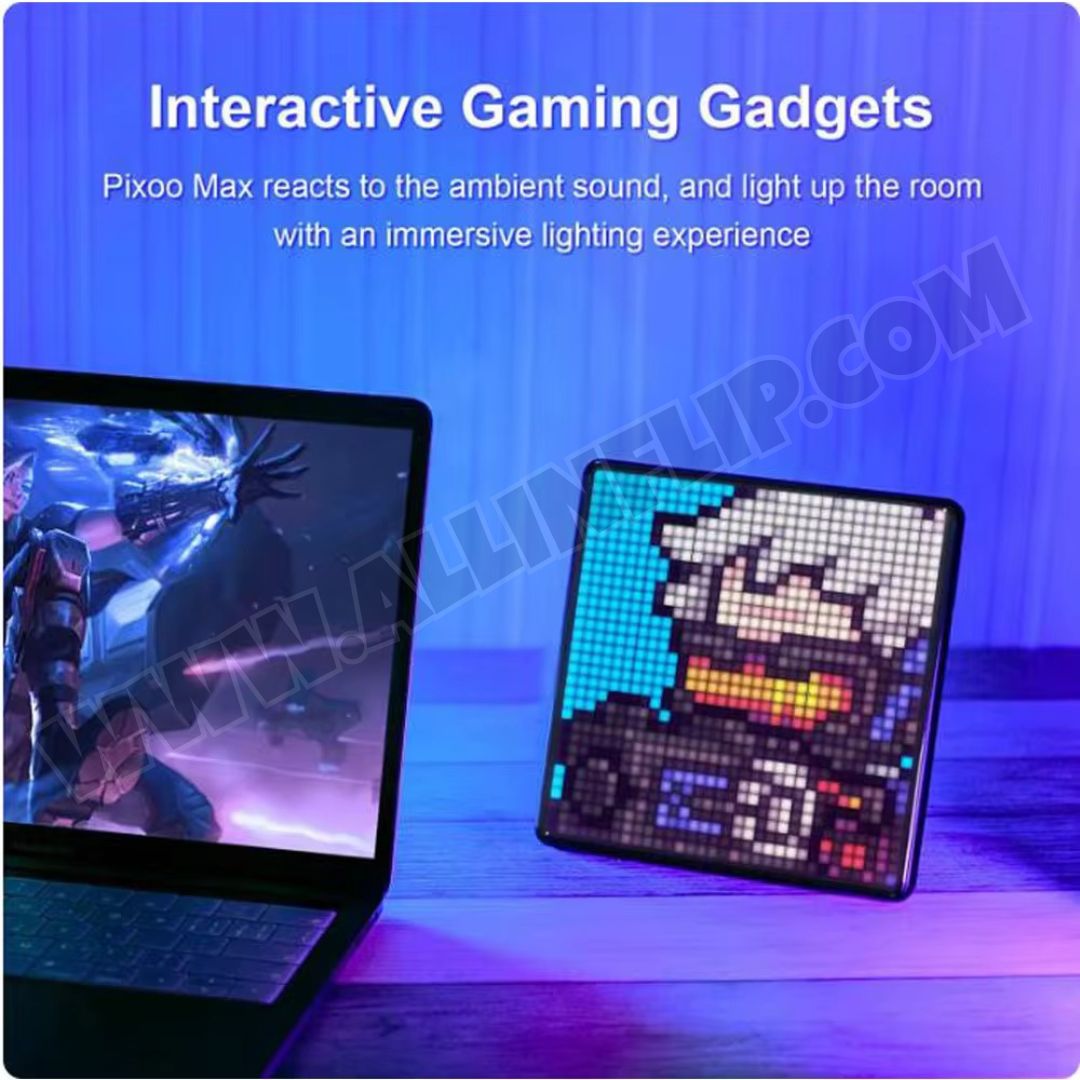 Smart LED Matrix Pixel Display – RGB DIY Animation Frame, USB-C Powered, Bluetooth & WiFi App Control