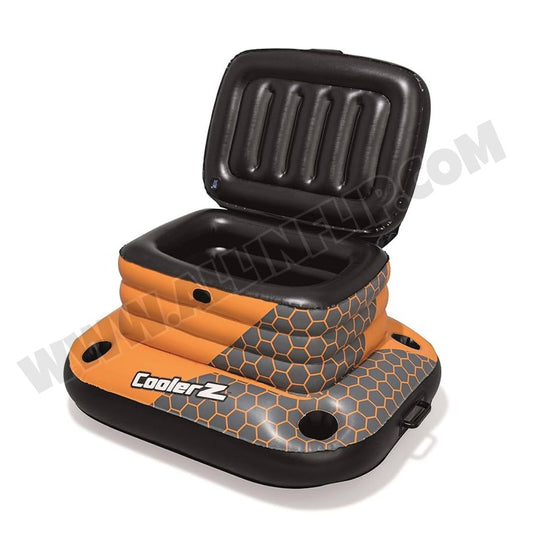 Inflatable Cooler with 49L Ice Chest and Cup Holders
