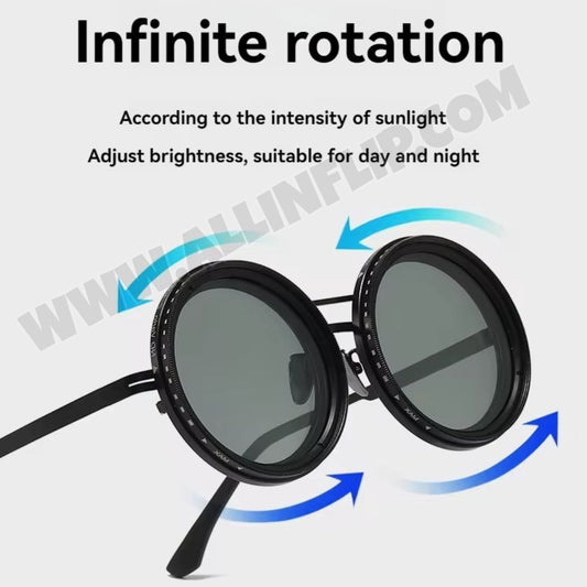 Adjustable Dimming Sunglasses – 9 Levels Tint Control